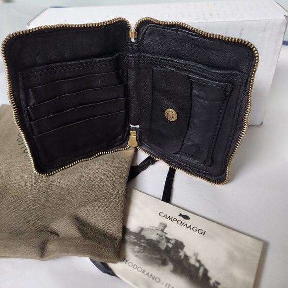 Campomaggi Black and Gold Studded Bag - Picture 5 of 5